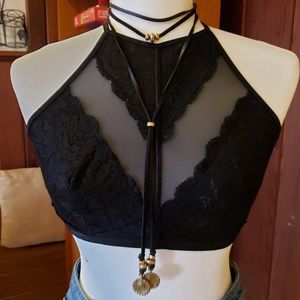 Lucky brand suede 3 necklaces